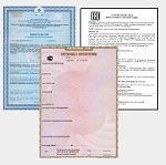 Документы об оценке соответствия: сертификат, декларация, свидетельство о госрегистрации